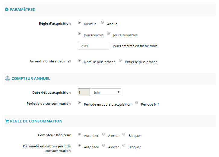 Cong�s pay�s en ligne version STARTER gratuit, sans frais d'abonnement